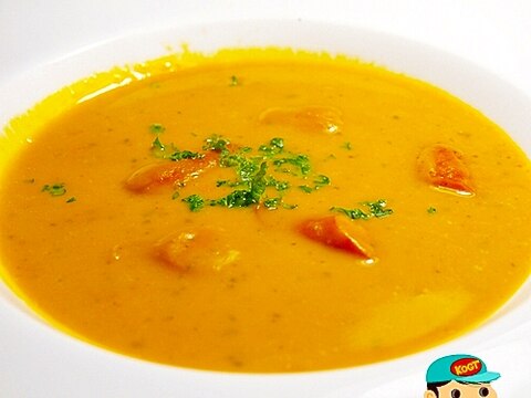 カボチャのソーセージスープ
